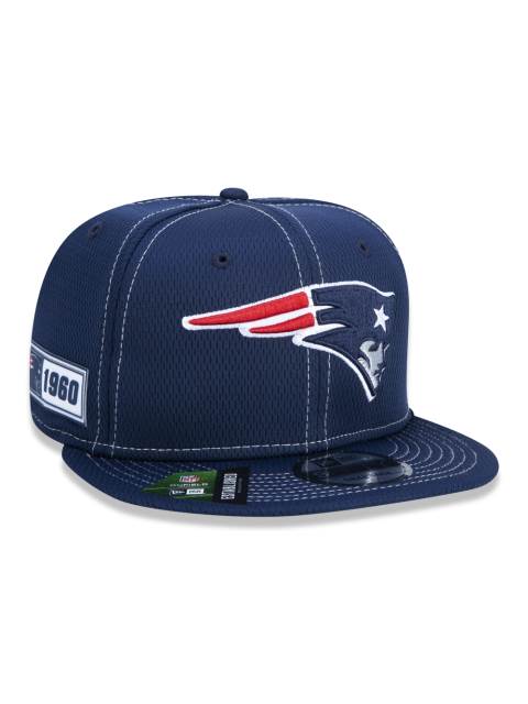 Boné 9FIFTY NFL On-Field Coleção Sideline New England Patriots