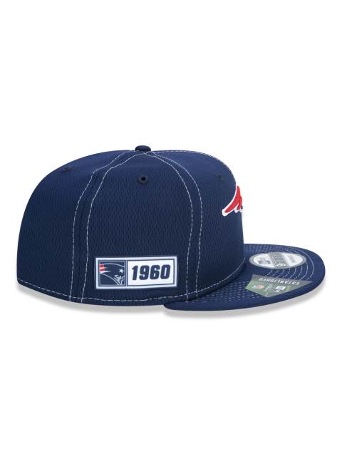 Boné 9FIFTY NFL On-Field Coleção Sideline New England Patriots