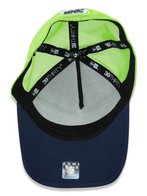 Boné 39THIRTY Aba Curva Fechado NFL Seattle Seahawks