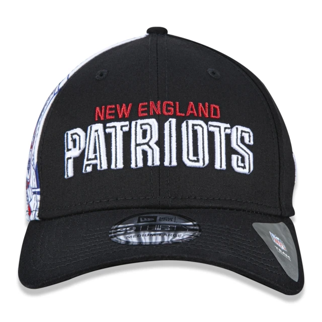 Boné 39THIRTY NFL Draft Font New England Patriots