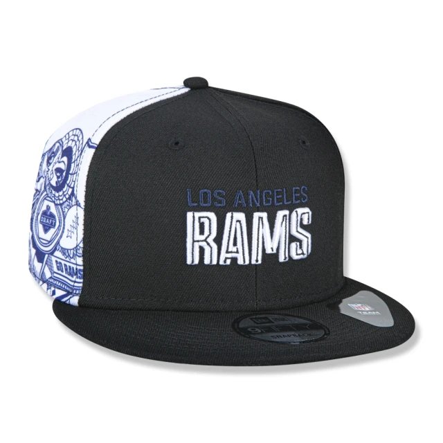Boné 9FIFTY Draft Font Los Angeles Rams NFL