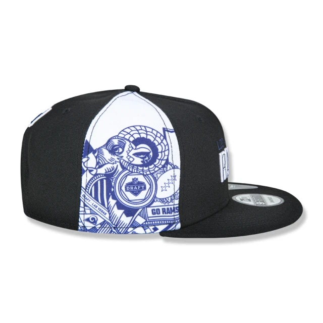 Boné 9FIFTY Draft Font Los Angeles Rams NFL