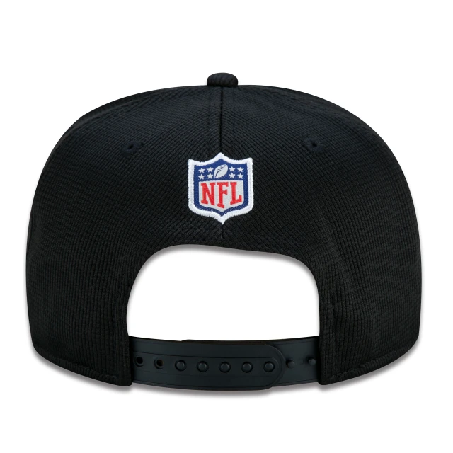 Boné 9FIFTY Atlanta Falcons Sideline Cold Weather Aba Reta Preto