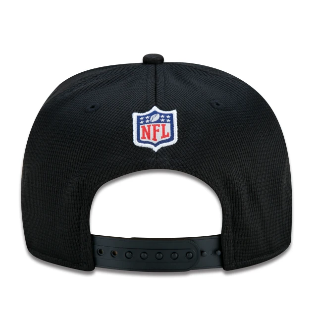 Boné 9FIFTY Carolina Panthers Sideline Cold Weather Aba Reta Azul