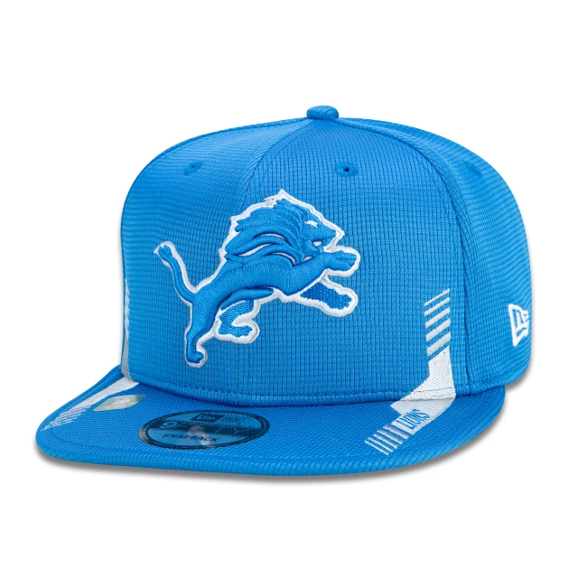 Boné 9FIFTY Detroit Lions Sideline Cold Weather Aba Reta Azul