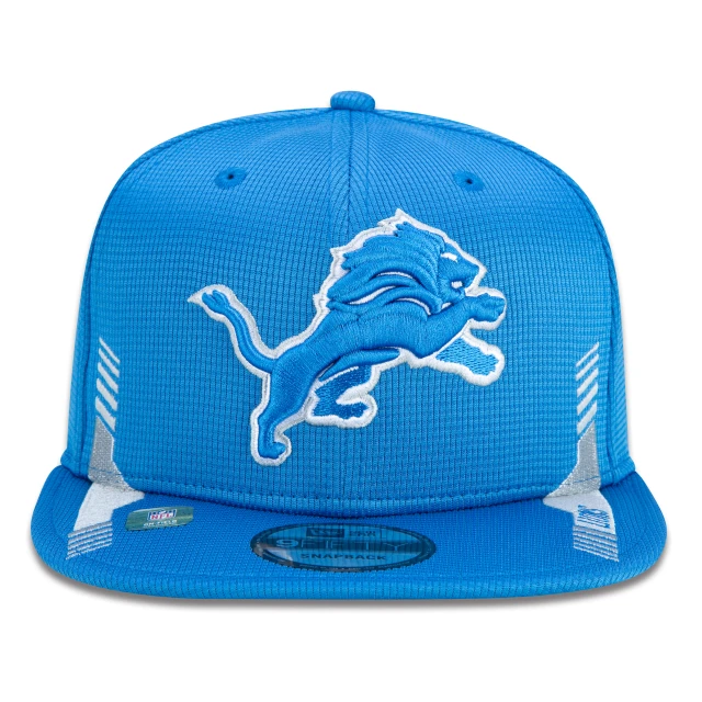 Boné 9FIFTY Detroit Lions Sideline Cold Weather Aba Reta Azul