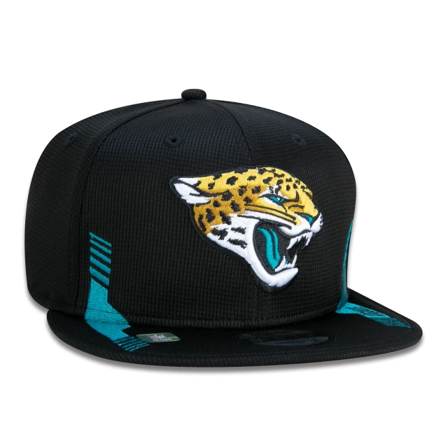 Boné 9FIFTY Jacksonville Jaguars Sideline Cold Weather Aba Reta Preto