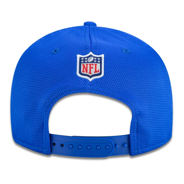 Boné 9FIFTY Los Angeles Rams Sideline Cold Weather Aba Reta Azul