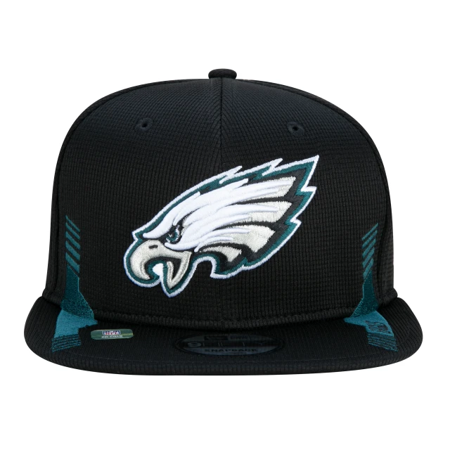 Boné 9FIFTY Philadelphia Eagles Sideline Cold Weather Aba Reta Verde