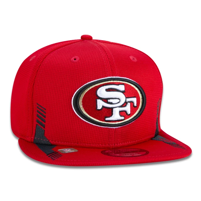 Boné 9FIFTY San Francisco 49ers Sideline Cold Weather Aba Reta Vermelho