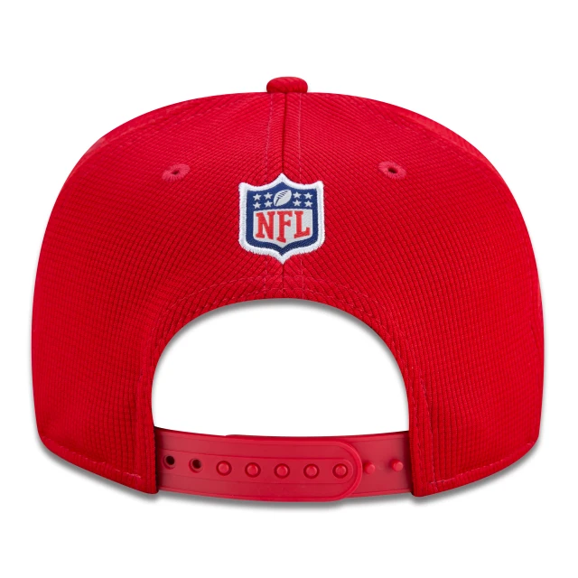 Boné 9FIFTY San Francisco 49ers Sideline Cold Weather Aba Reta Vermelho