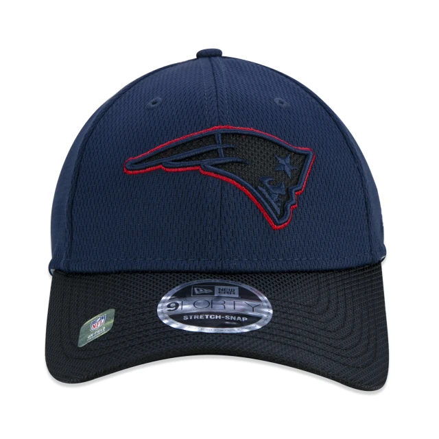 Boné 9FORTY Stretch Snap New England Patriots Sideline Cold Weather Azul