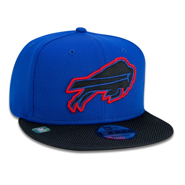 Boné 9FIFTY Buffalo Bills Sideline Cold Weather Aba Reta Azul
