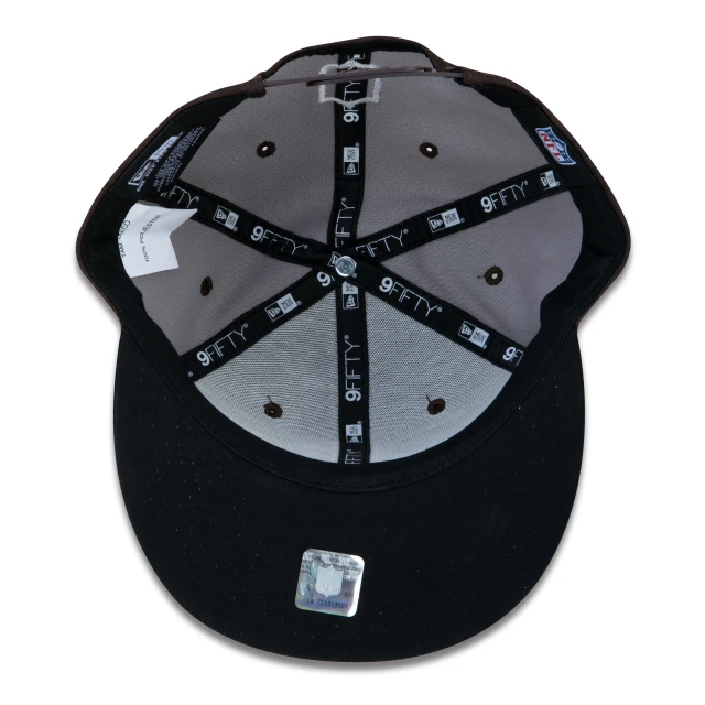 Boné 9FIFTY Cleveland Browns Sideline Cold Weather Aba Reta Marrom