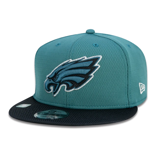 Boné 9FIFTY Philadelphia Eagles Sideline Cold Weather Aba Reta Preto