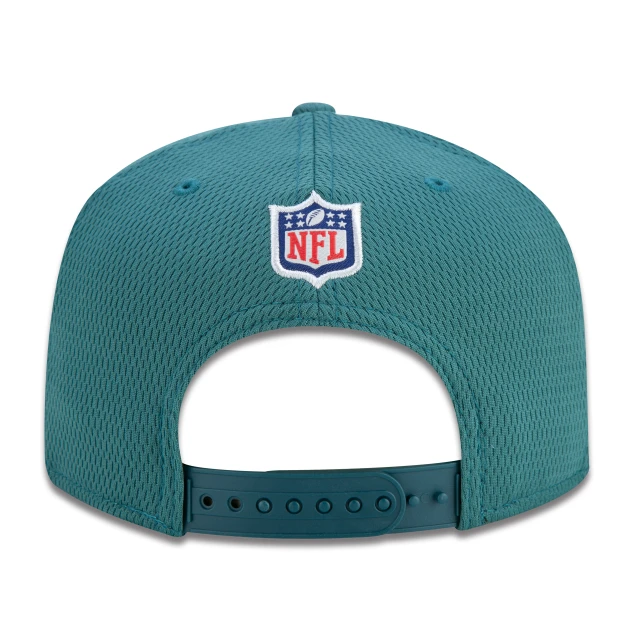 Boné 9FIFTY Philadelphia Eagles Sideline Cold Weather Aba Reta Preto