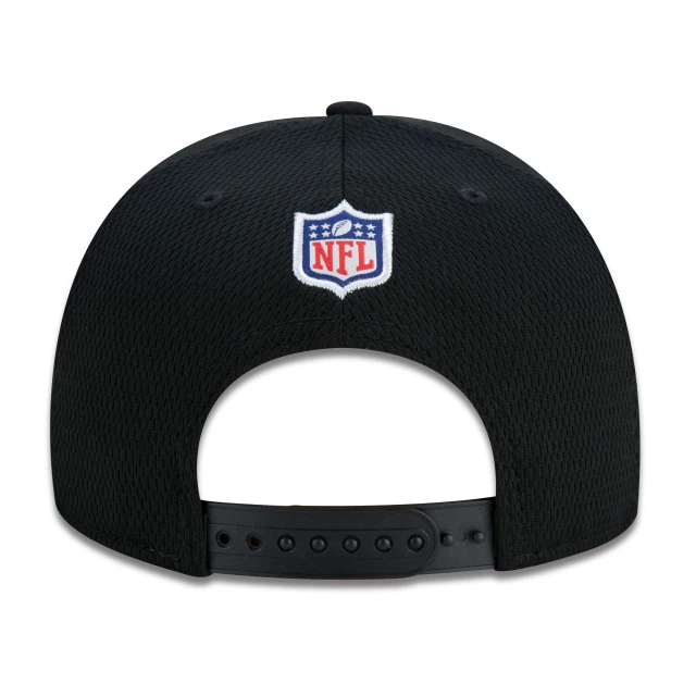 Boné 9FIFTY Pittsburgh Steelers Sideline Cold Weather Aba Reta Preto