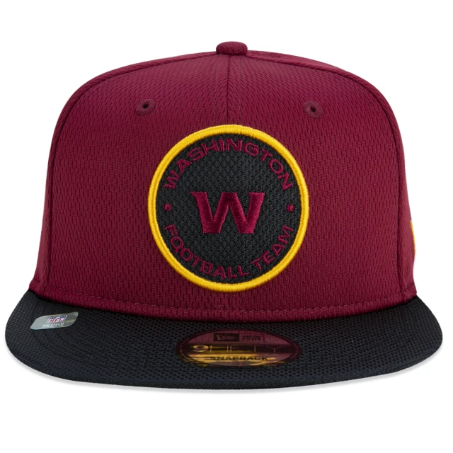 Boné 9FIFTY Washington Sideline Cold Weather Aba Reta Vermelho