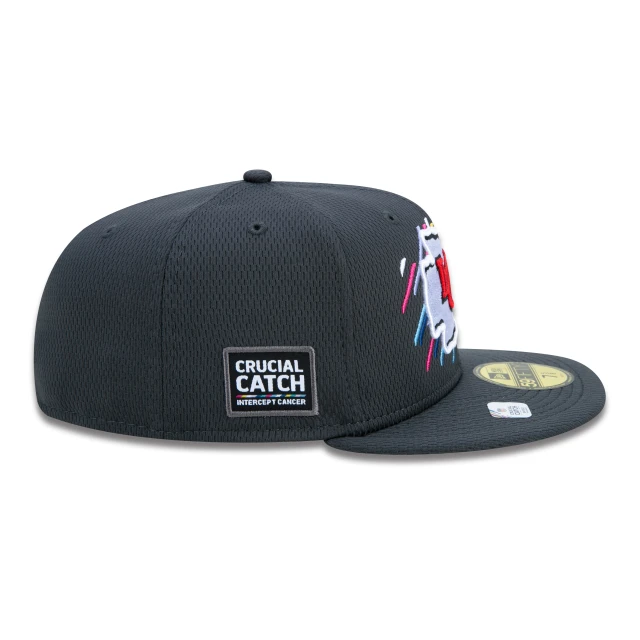 Boné 59FIFTY Kansas City Chiefs Crucial Catch Aba Reta Preto