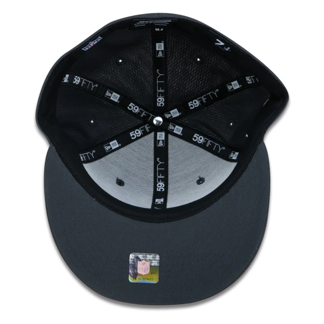 Boné 59FIFTY Las Vegas Raiders Crucial Catch Aba Reta Preto