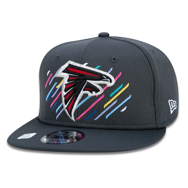 Boné 9FIFTY Atlanta Falcons Crucial Catch Aba Reta Preto