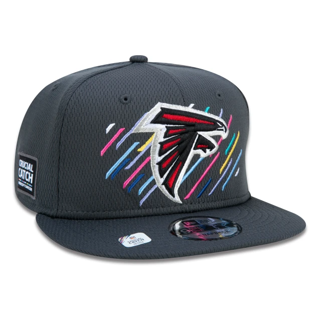 Boné 9FIFTY Atlanta Falcons Crucial Catch Aba Reta Preto