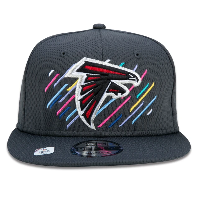 Boné 9FIFTY Atlanta Falcons Crucial Catch Aba Reta Preto