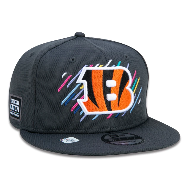 Boné 9FIFTY Cincinnati Bengals Crucial Catch Aba Reta Preto