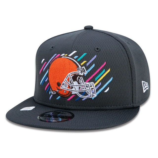 Boné 9FIFTY Cleveland Browns Crucial Catch Aba Reta Preto