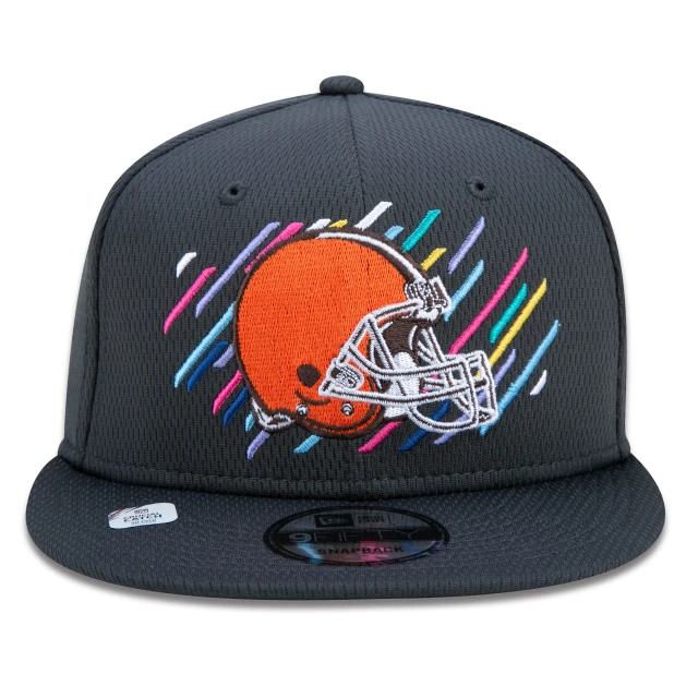 Boné 9FIFTY Cleveland Browns Crucial Catch Aba Reta Preto