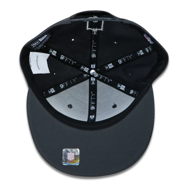 Boné 9FIFTY Detroit Lions Crucial Catch Aba Reta Preto