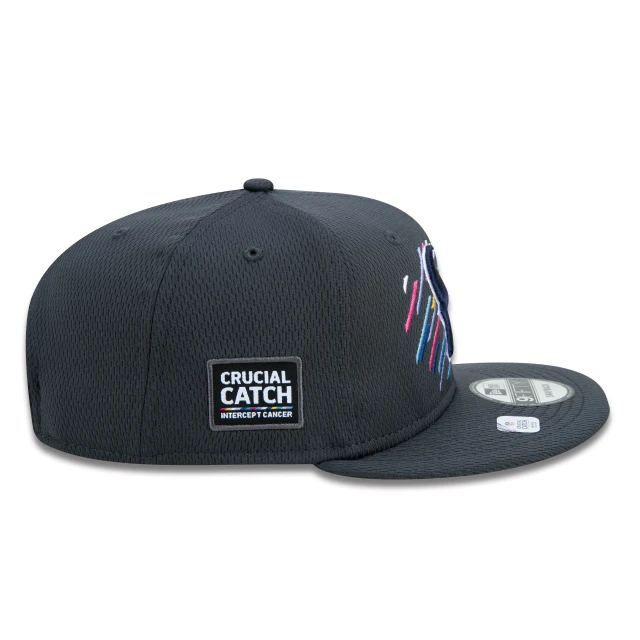 Boné 9FIFTY Houston Texans Crucial Catch Aba Reta Preto