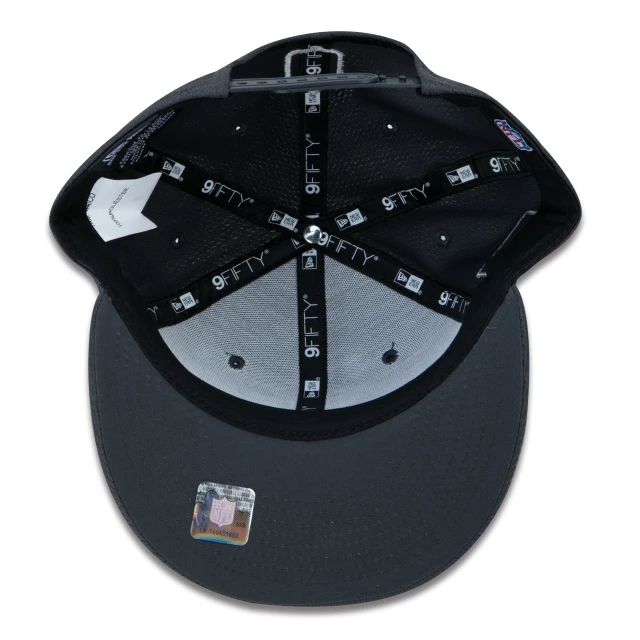 Boné 9FIFTY Houston Texans Crucial Catch Aba Reta Preto