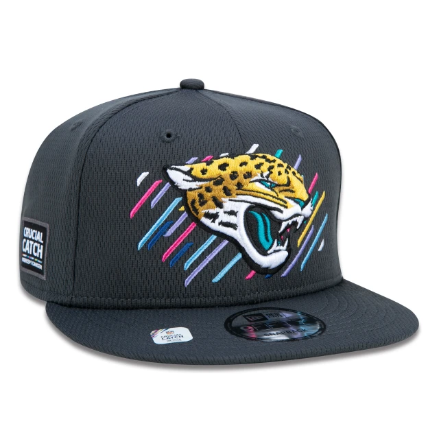 Boné 9FIFTY Jacksonville Jaguars Crucial Catch Aba Reta Preto