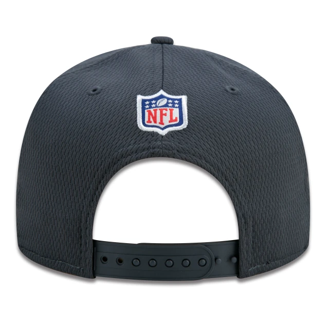 Boné 9FIFTY New Orleans Saints Crucial Catch Aba Reta Preto
