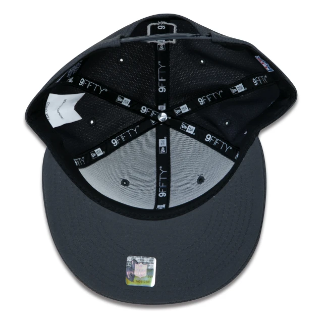 Boné 9FIFTY New Orleans Saints Crucial Catch Aba Reta Preto