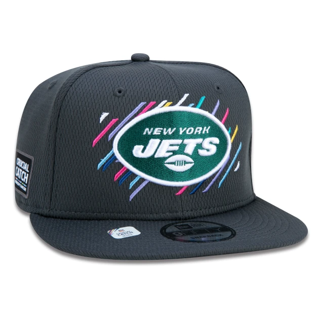 Boné 9FIFTY New York Jets Crucial Catch Aba Reta Preto