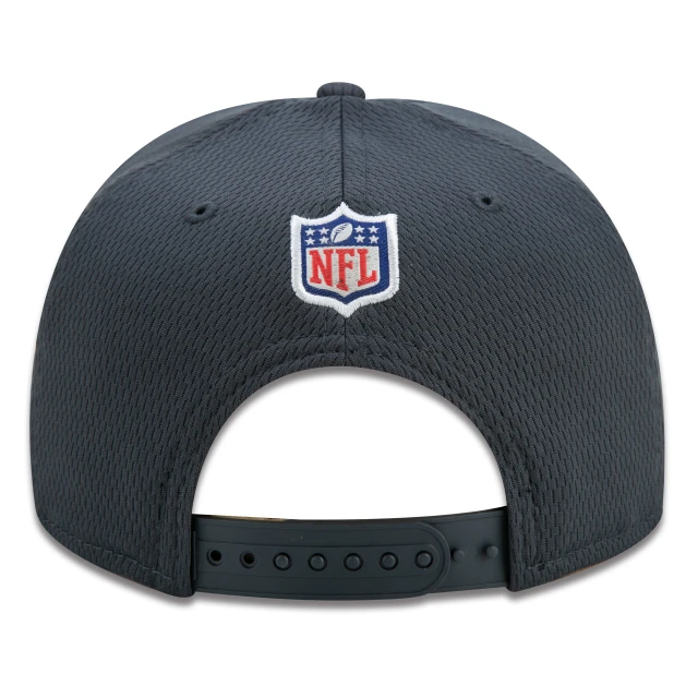 Boné 9FIFTY Pittsburgh Steelers Crucial Catch Aba Reta Preto