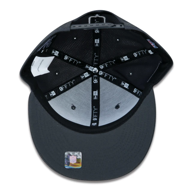 Boné 9FIFTY Seattle Seahawks Crucial Catch Aba Reta Preto