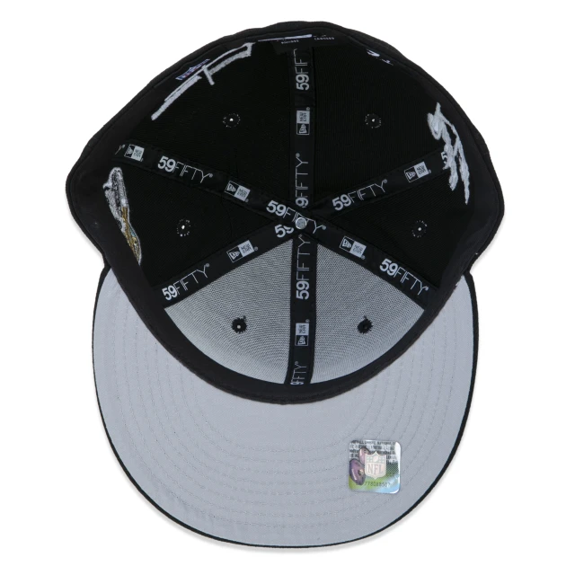 Boné 59FIFTY Las Vegas Raiders City Transit Aba Reta Preto