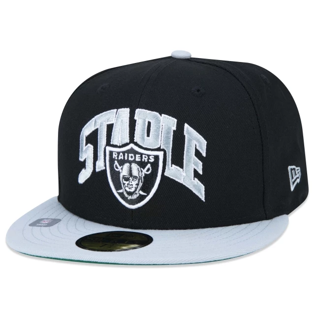 Boné 59FIFTY Las Vegas Raiders Staple Fitted