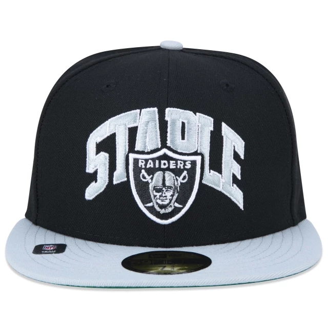 Boné 59FIFTY Las Vegas Raiders Staple Fitted