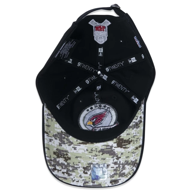 Boné 9TWENTY Arizona Cardinals Salute To Service 2022 Aba Curva