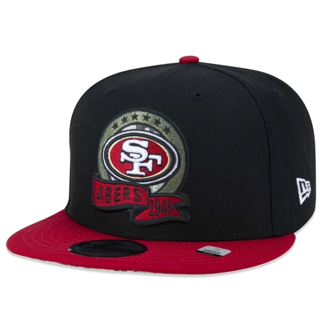 Boné 9FIFTY San Francisco 49ers Salute To Service 2022 Aba Reta