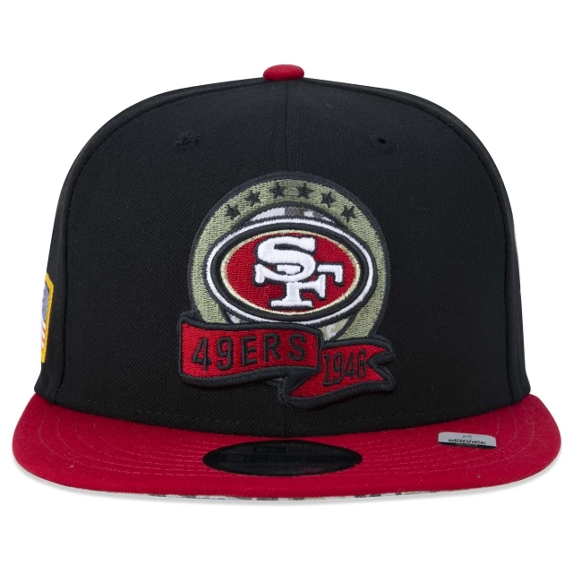 Boné 9FIFTY San Francisco 49ers Salute To Service 2022 Aba Reta