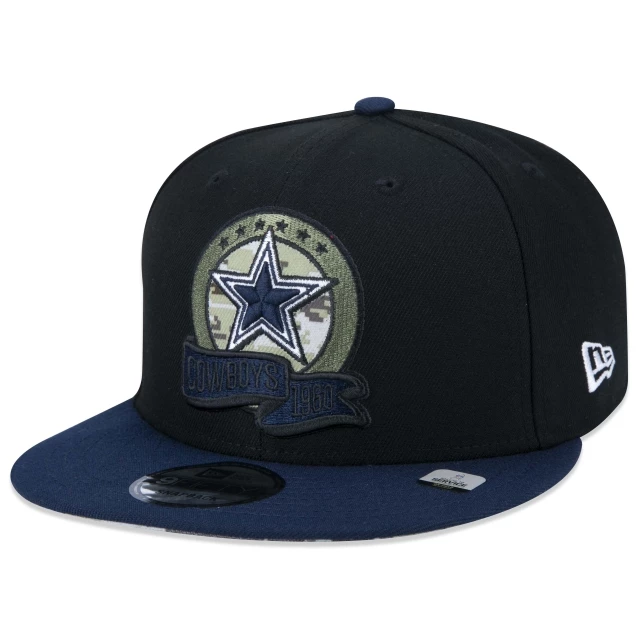 Boné 9FIFTY Dallas Cowboys Salute To Service 2022 Aba Reta