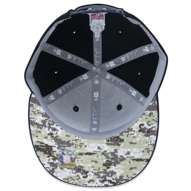 Boné 9FIFTY Dallas Cowboys Salute To Service 2022 Aba Reta