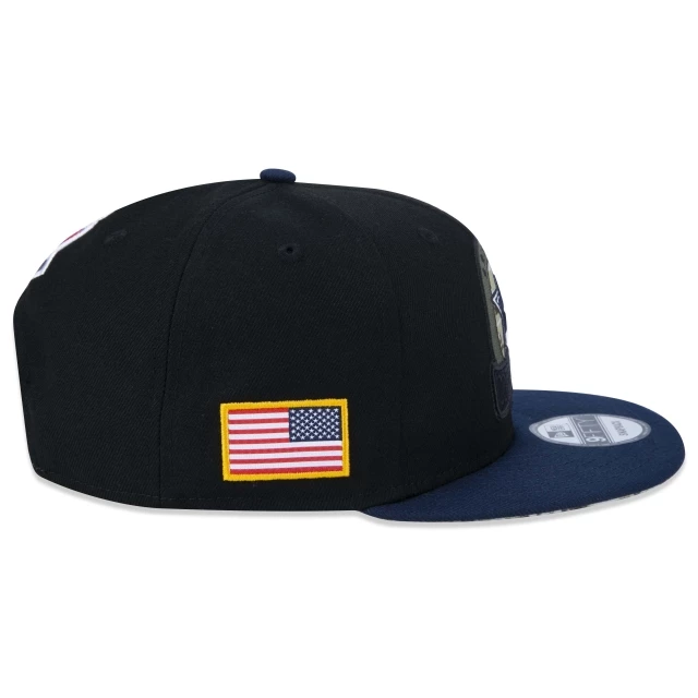 Boné 9FIFTY Dallas Cowboys Salute To Service 2022 Aba Reta