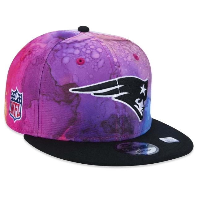 Boné 9FIFTY New England Patriots Crucial Catch 2022 Aba Reta