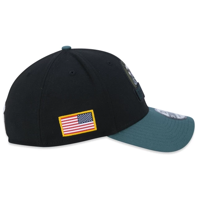 Boné 39THIRTY Philadelphia Eagles Salute To Service 2022 Stretch Fit